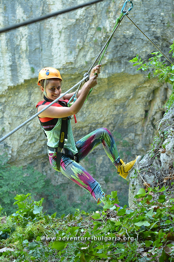 Abseiling and rafting in Bulgaria